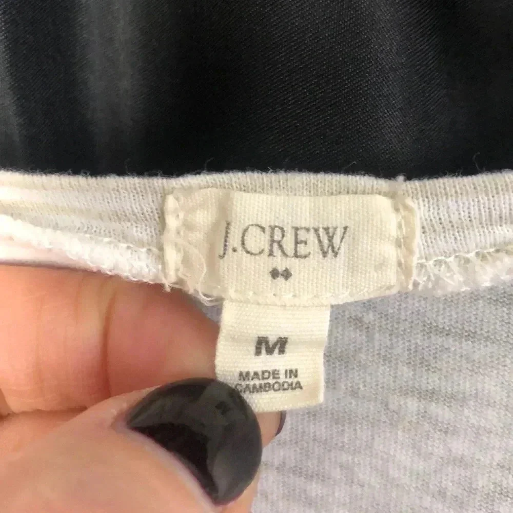 J. Crew Scoop‎ Neck Tee M